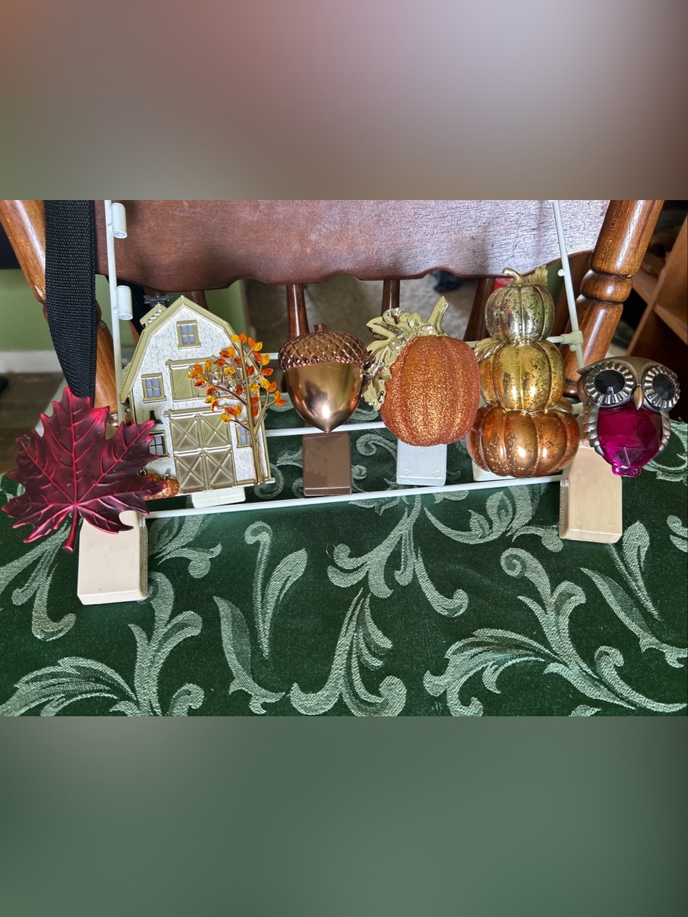 Lot of 6 FALL HARVEST Bath & Body Works wallflower plugs 3 nightlights 3 regular